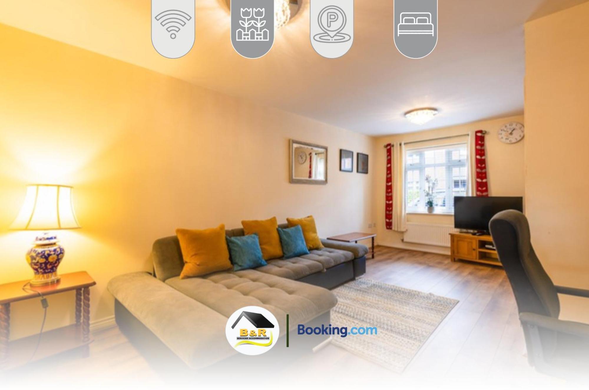 3 Bedroom House By B And R Serviced Accommodation Amesbury With Super Fast Wi-Fi 145Mbps 외부 사진